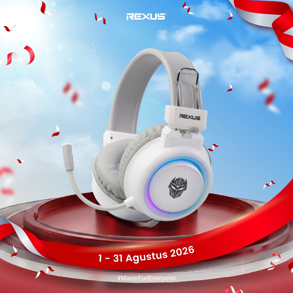 Rexus Headset Gaming Vonix F30 FREE Splitter