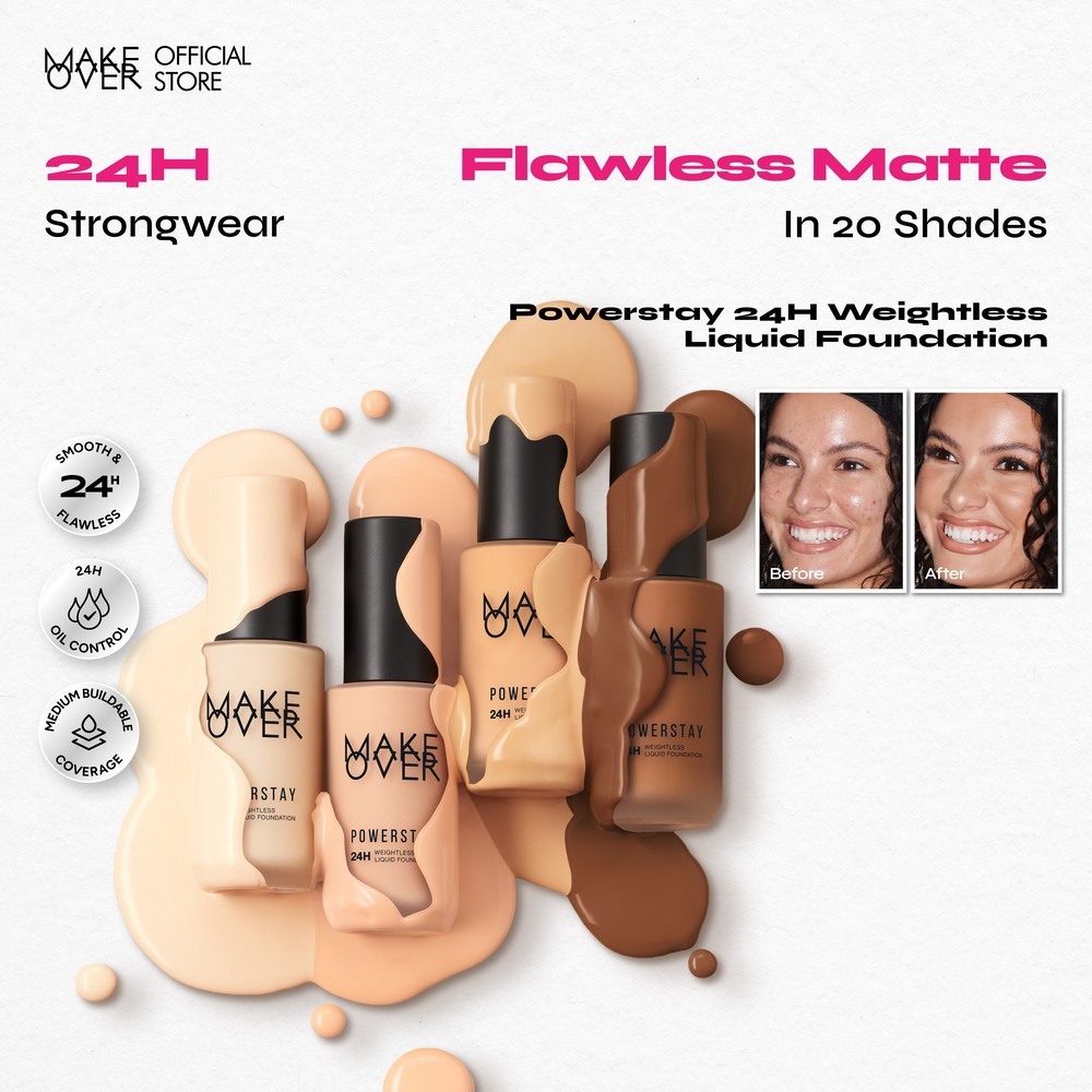 [SPECIAL MASTERSHADE] MAKE OVER Powerstay 24H Weightless…