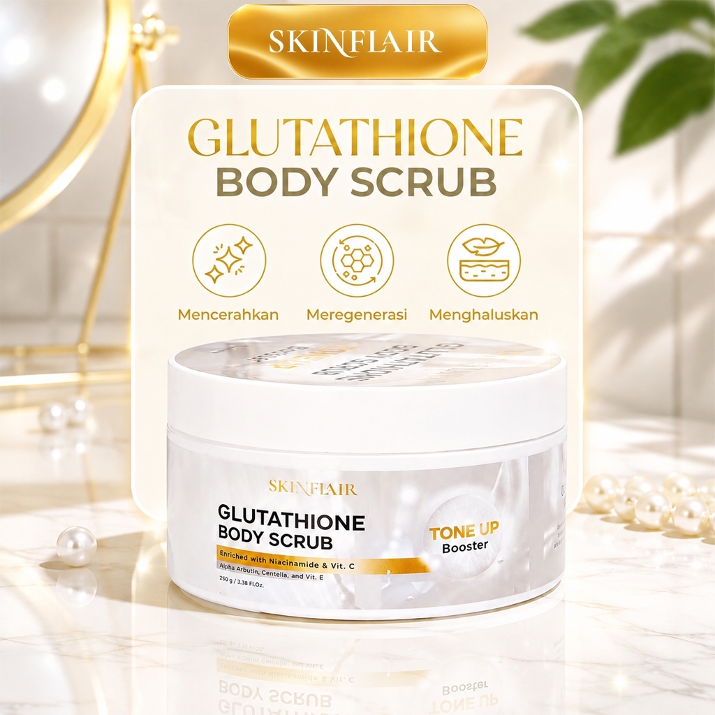 glutathione body scrub donde venden Jual SKINFLAIR Tone Up Booster Brightening & Exfoliating Best Copper Peptide Products