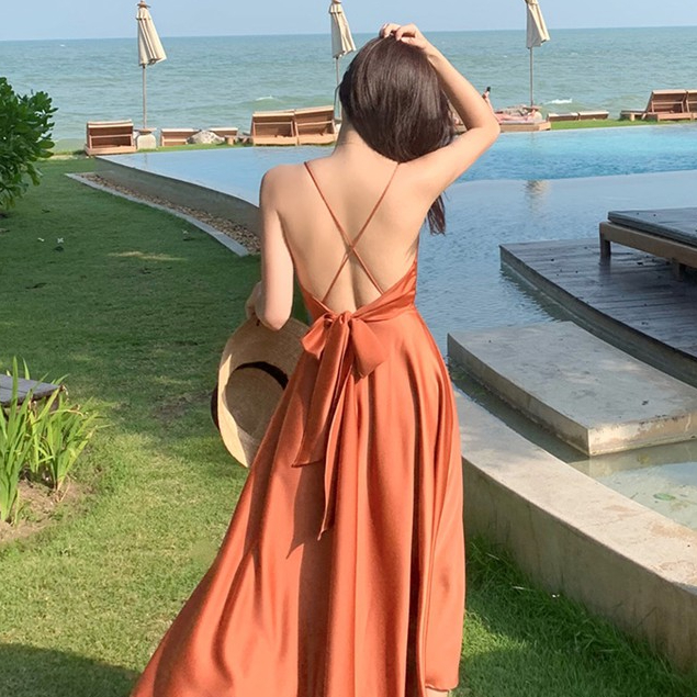 backless dress shopee Jual dresses Harga Terbaik & Termurah September 2026 Best Formal Gown Hairstyles: status_AU  Watch SS26 Size:4 inch tie keyhole back adds