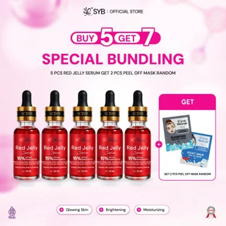 NEW SYB 5 PC RED JELLY SERUM GET 2 PCS PEEL OFF RANDOM