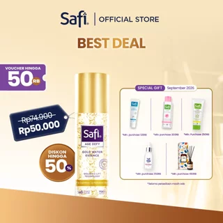 Safi - Age Defy - Gold Water Essence 30 Ml - Serum Anti Aging Mengencangkan Wajah Mencerahkan
