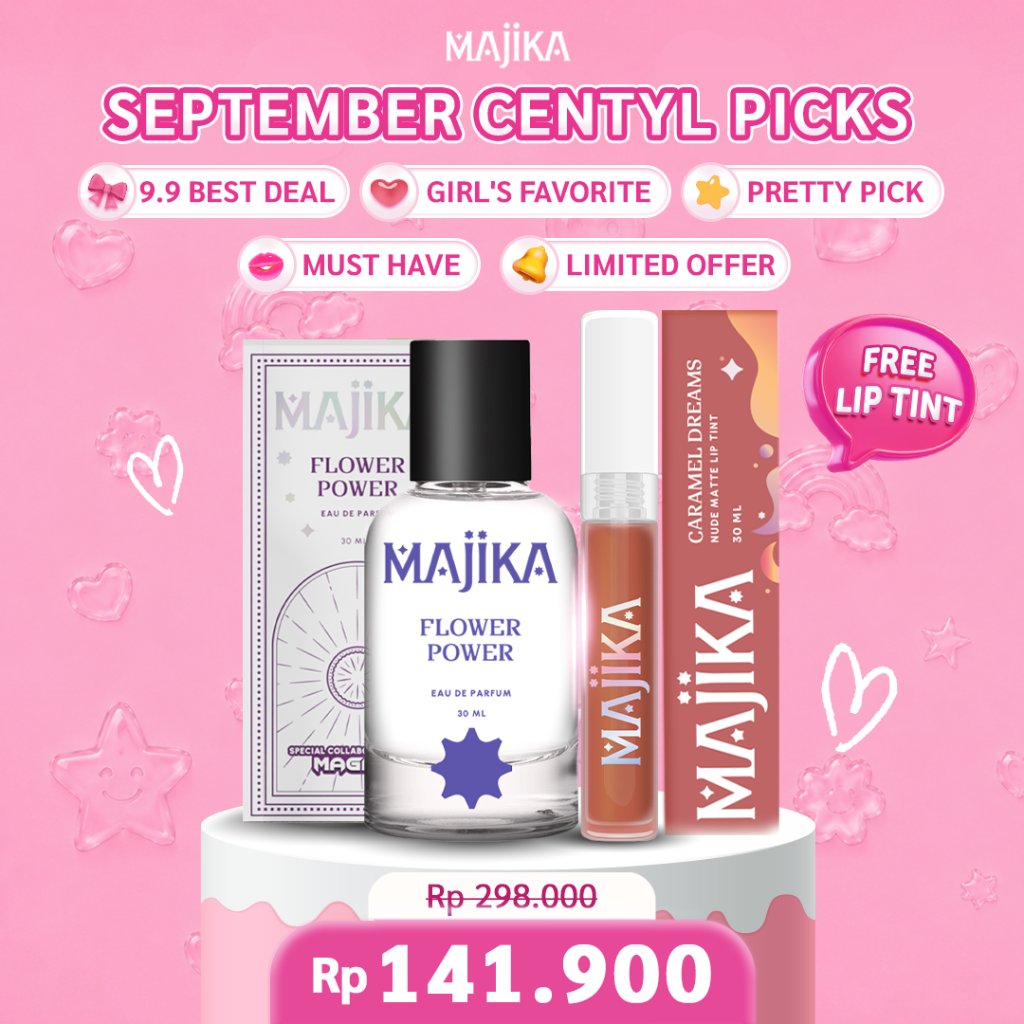 [MAGIC 5 x MAJIKA Blind Box] FLOWER POWER Eau de Parfum | 30 ML | Free Sticker MAGIC 5 Random