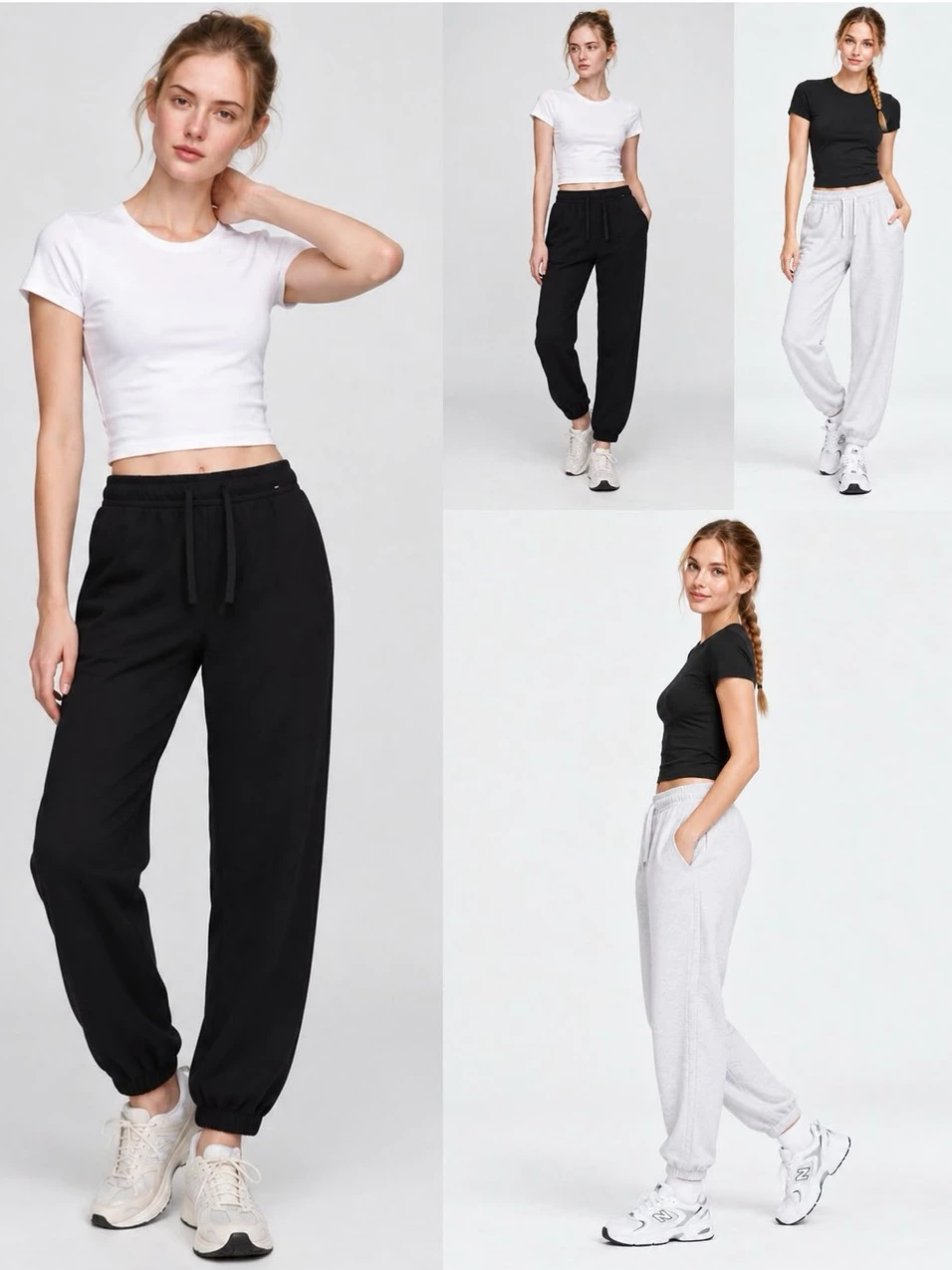 Celana Jogger Wanita PLH Women's Double-Knit Jogger Pants - 3341