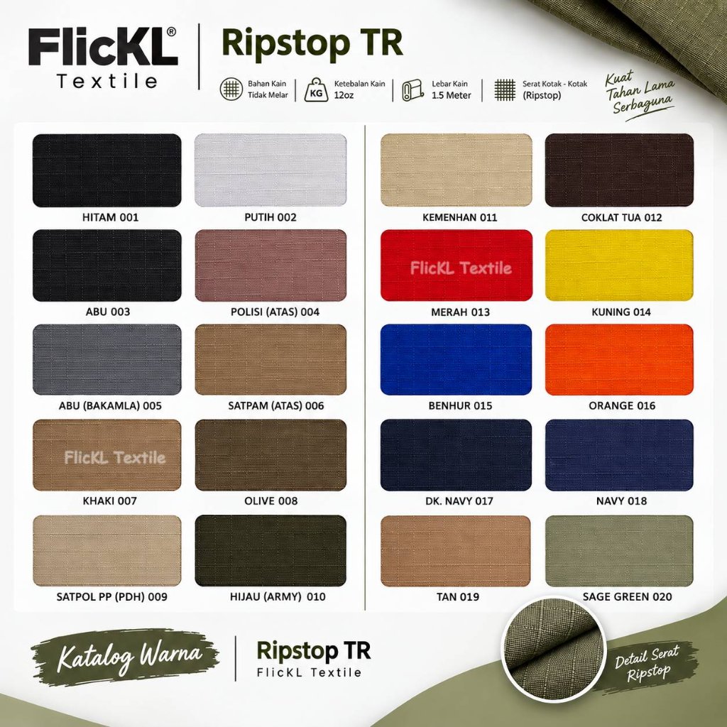 Jual KAIN Ripstop Terlengkap & Harga Terbaru Oktober 2026 | Shopee ...
