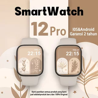 SmartWatch  S11&S12 Pro Max with 46MM HD AMOLED Display  Waterproof Bluetooth Call wireless charging Dan Ganti Wallpapper Jam wanita pria Heart Rate Monitor Smart Watch
