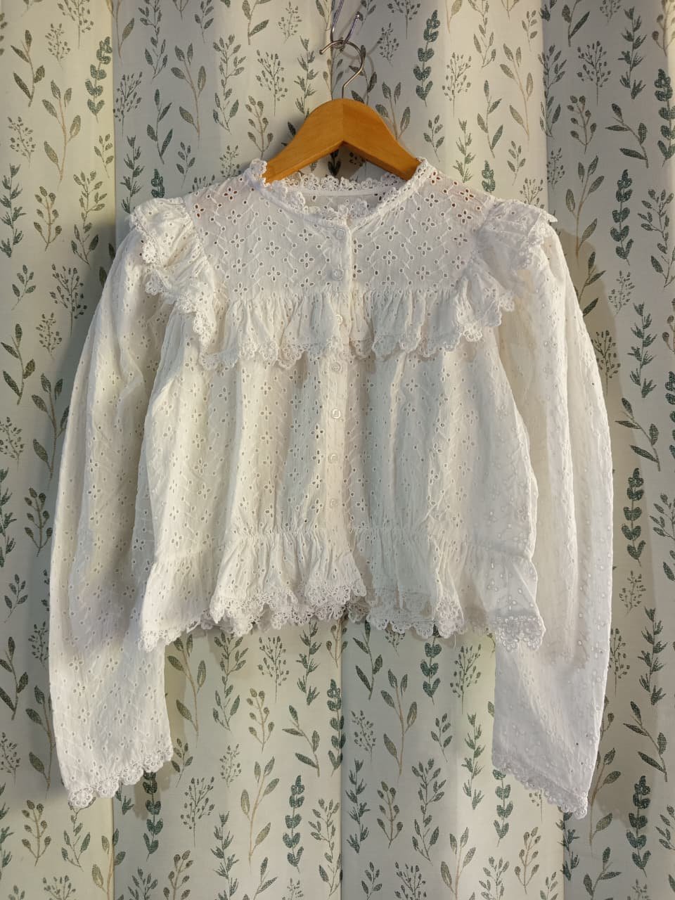 Jual (Preloved) Blouse Katbol Ruffle Premium Lengan Semi Balon Model ...