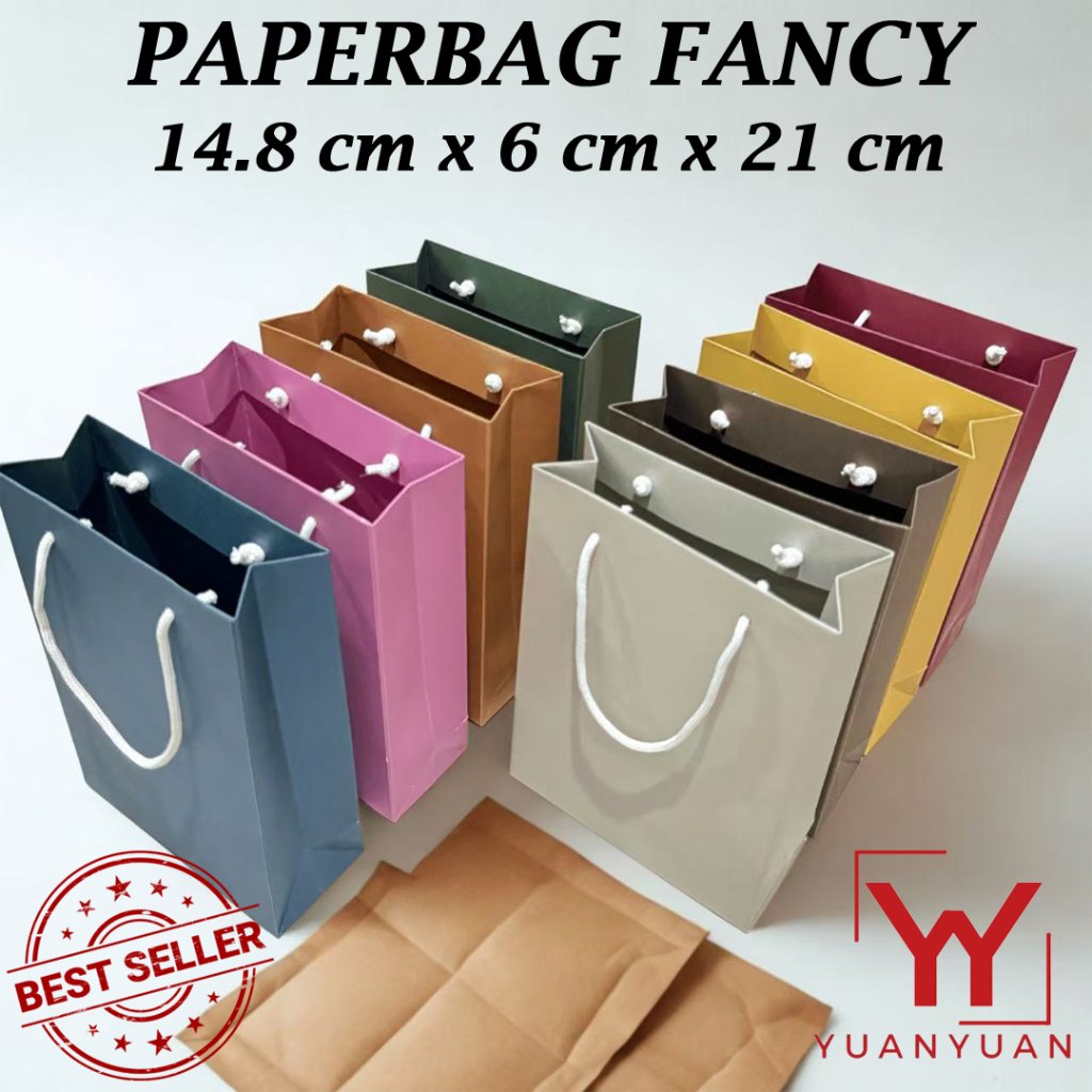 Jual PAPERBAG POLOS PREMIUM | FANCY | FULL COLOR | GOODIE BAG | BAHAN ...
