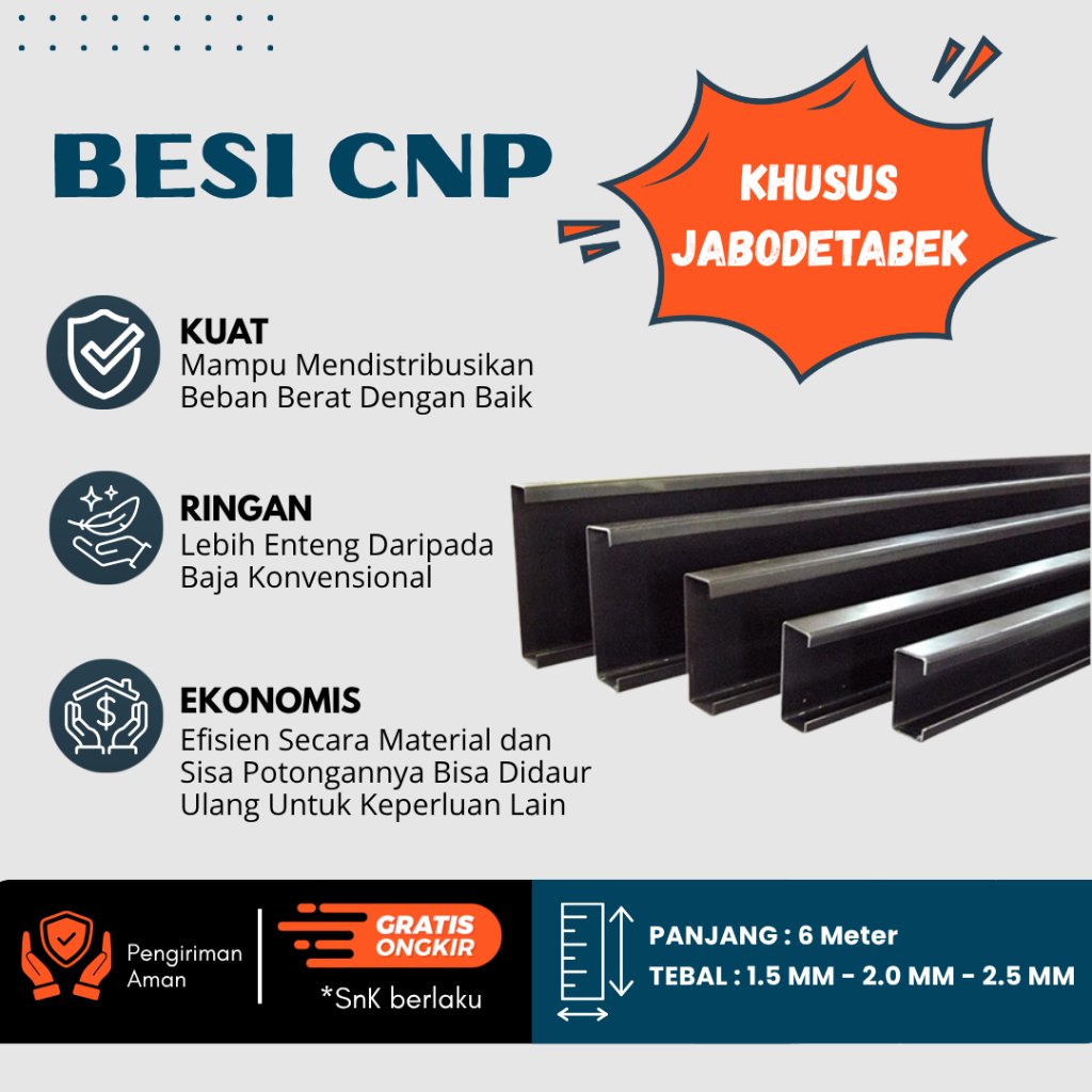 Jual Besi Cnp 150 Terlengkap & Harga Terbaru Oktober 2026 | Shopee ...