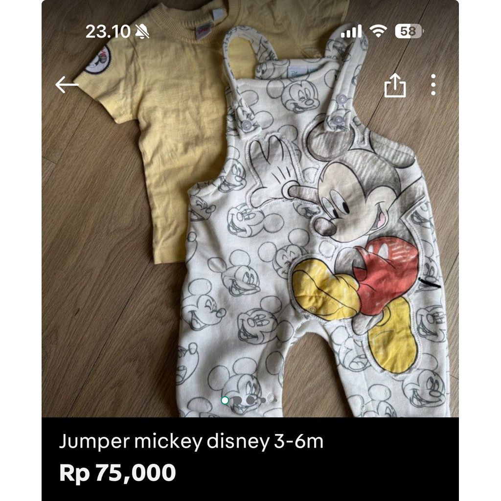 Jual jumper mickey disney 3-6m | Shopee Indonesia