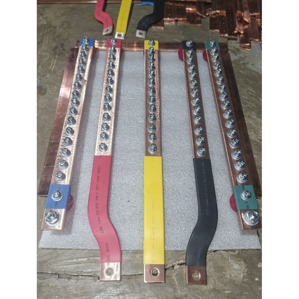 Jual BUSBAR 5×25 RSTN + GROUND PANJANG 40 CM UNTUK MCCB 250A | Shopee ...