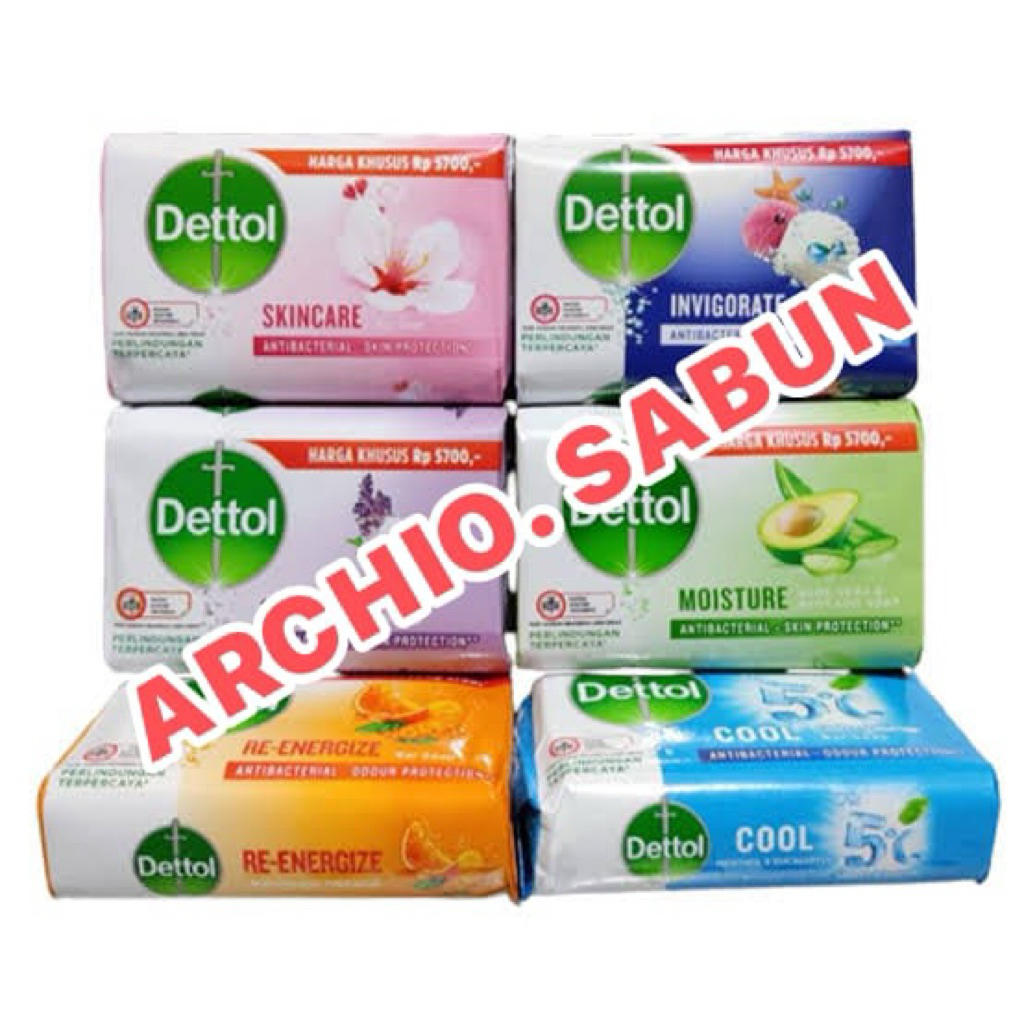 Jual DETTOL [10pcs] Dettol Sabun Batang Rasa Buah Varian Mix Random ...