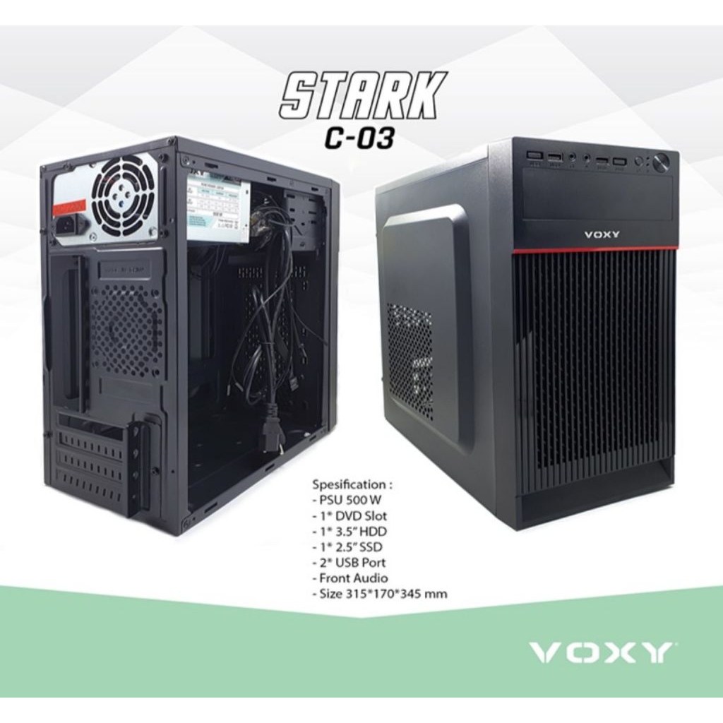 Jual VOXY CASING LIGON 5 (CASING PC) + PSU 500W | Shopee Indonesia