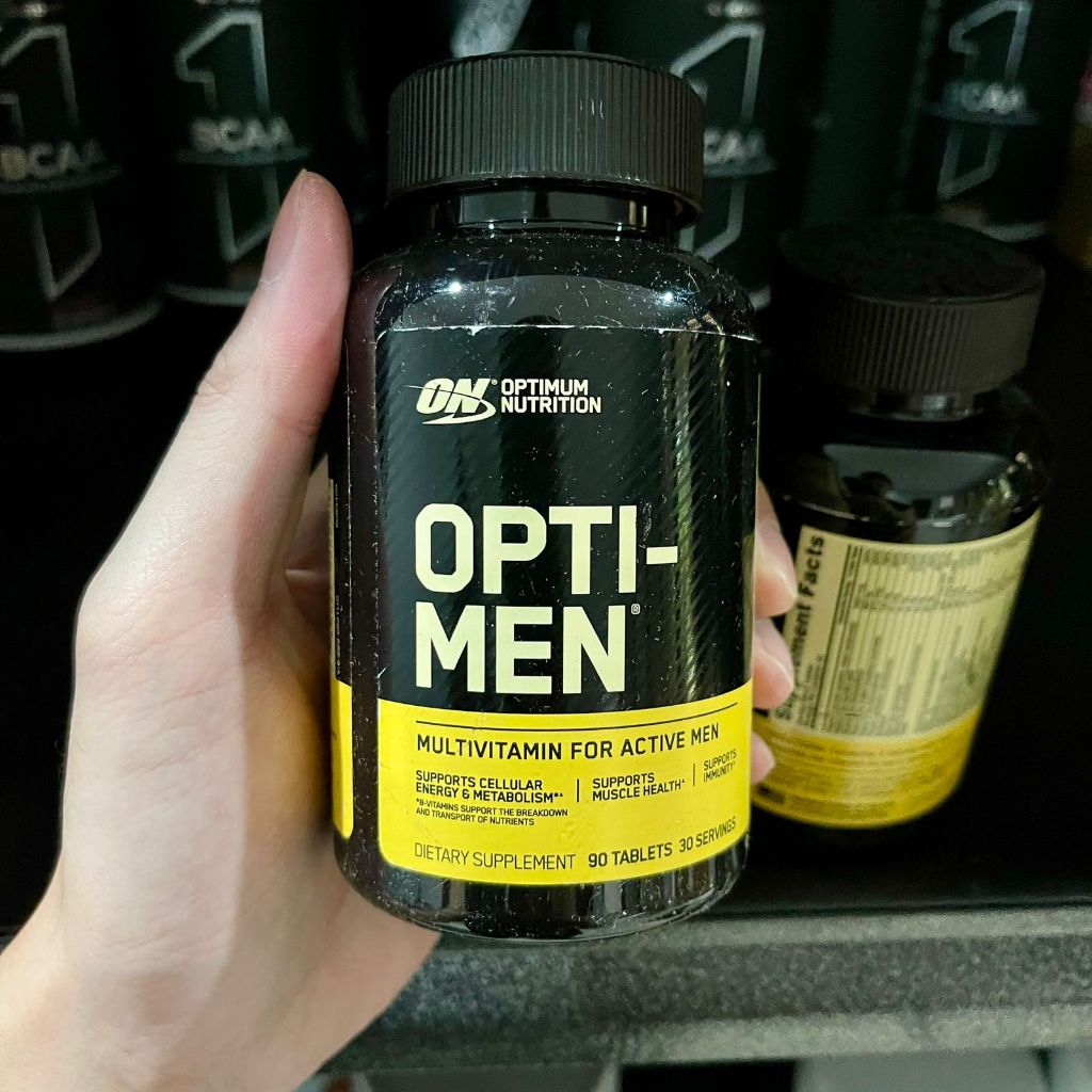 Jual ON OPTIMEN 90 TABLETS SUPLEMEN FITNES MULTIVITAMIN OPTI MEN ...
