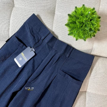 ILYA Elena Pants Semiwool Stretch (Melar) JUMBO BB 50 120 Kg Celana Kulot Wanita Formal Casual