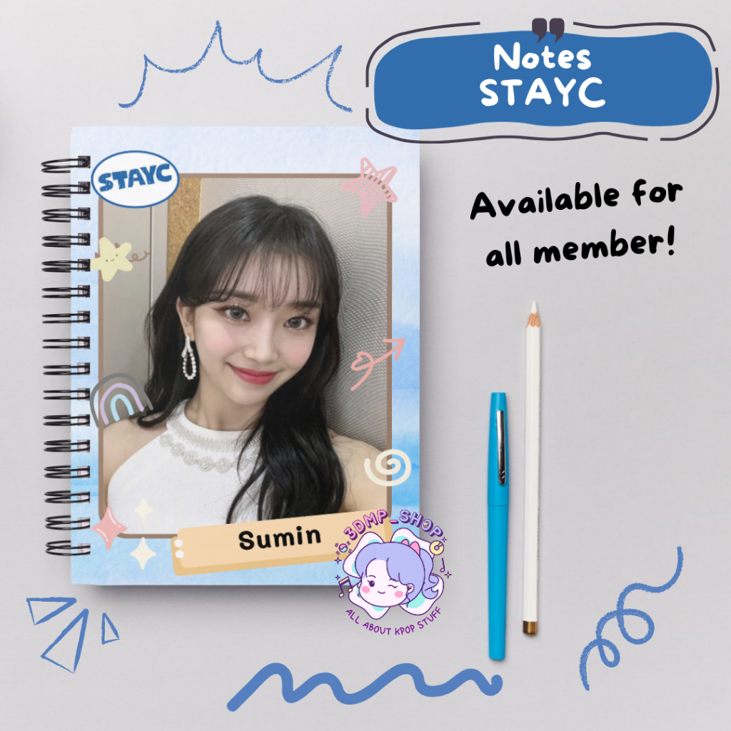 Jual Notes Buku Tulis STAYC Permember Yoon Sumin Sieun Seeun J Isa ...