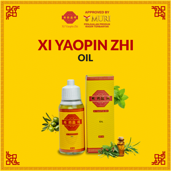 XI YAOPIN ZHI Oil Minyak Ambeien Wasir Kempeskan Benjolan dan Nyeri Ambeyen Luar