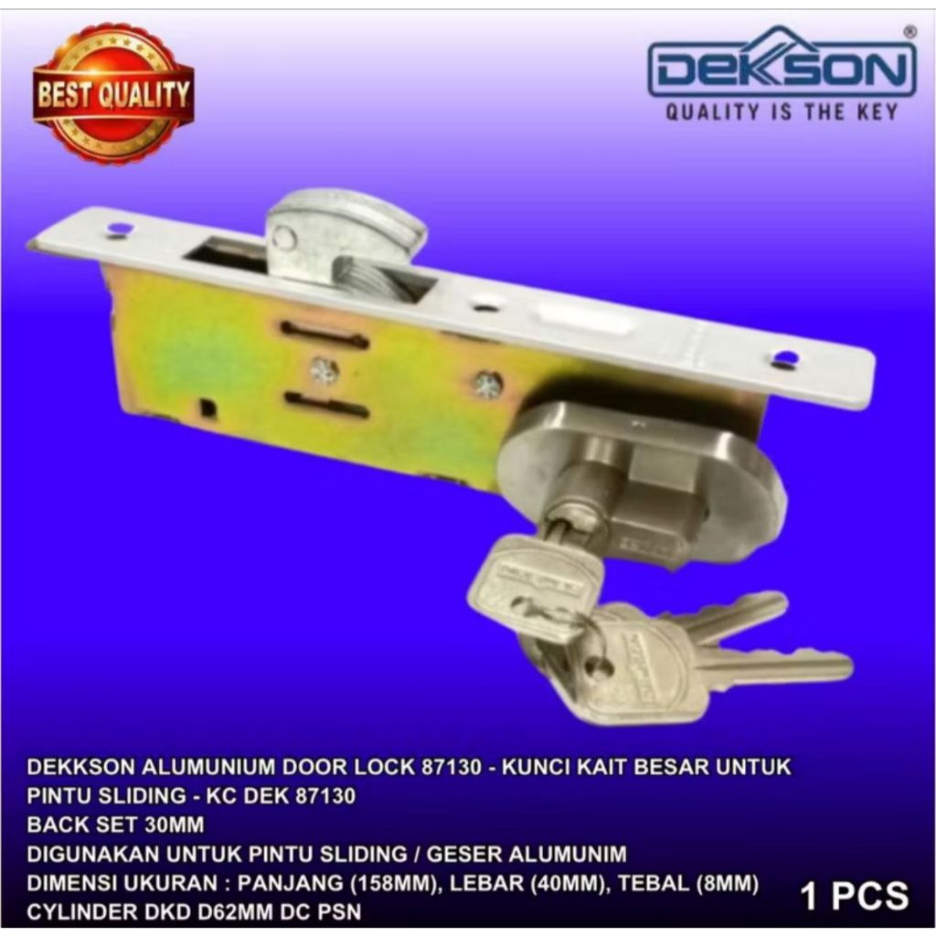 Jual Kunci Kait Pintu Geser Aluminium/Hook Aluminium Sliding Door ...