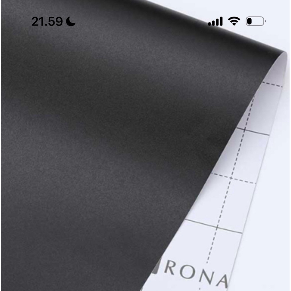 Jual Sticker PVC SHEET Sticker Hitam Doff Stiker Kayu Mebel Untuk Meja ...