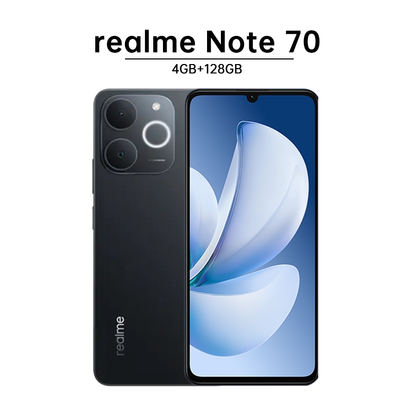 Jual realme Note 70 4/64GB 4/128GB UNISOC T7250 6300mAh Garansi