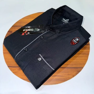 Kemeja Polos Lengan Pendek Pria Kemeja Polos Motif List Kemeja Lengan Pendek Becco
