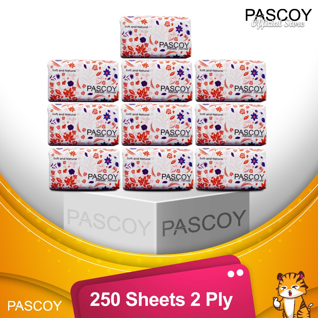 Jual Pascoy - Bundling 10 Pcs Facial Tissue 250 Sheets 2 Ply | Shopee ...