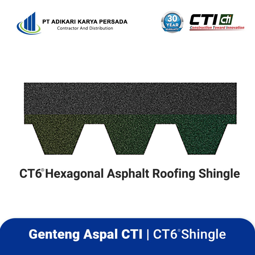 Jual Atap Bitumen CTI CT 6 - Atap Asphalt CTI | Shopee Indonesia