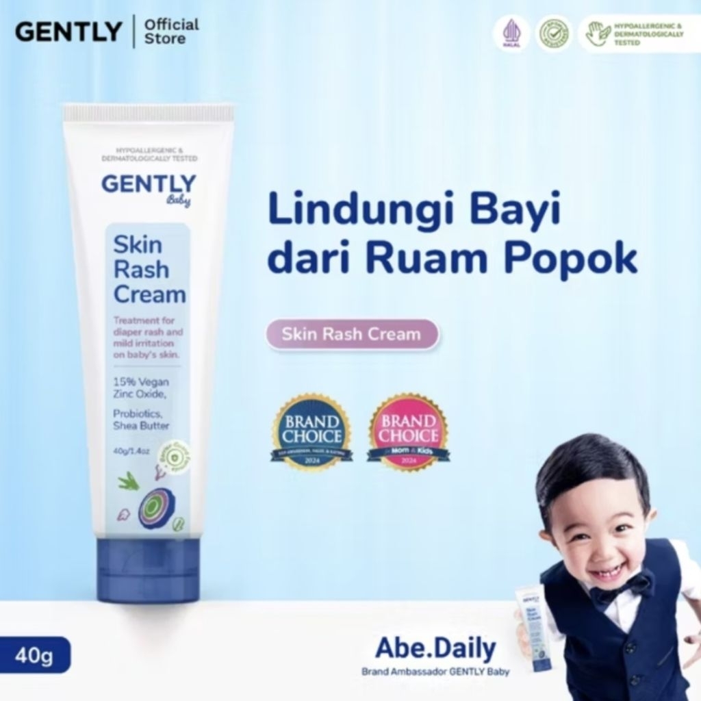 Jual Gently Baby Skin Rash Cream - Krim Ruam Popok - 40gr | Shopee ...