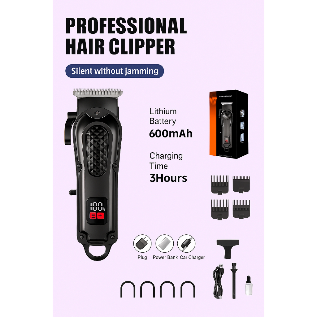 Jual Hair Clipper Trimming Tool 802 Alat Cukur Rambut Electric Hair ...