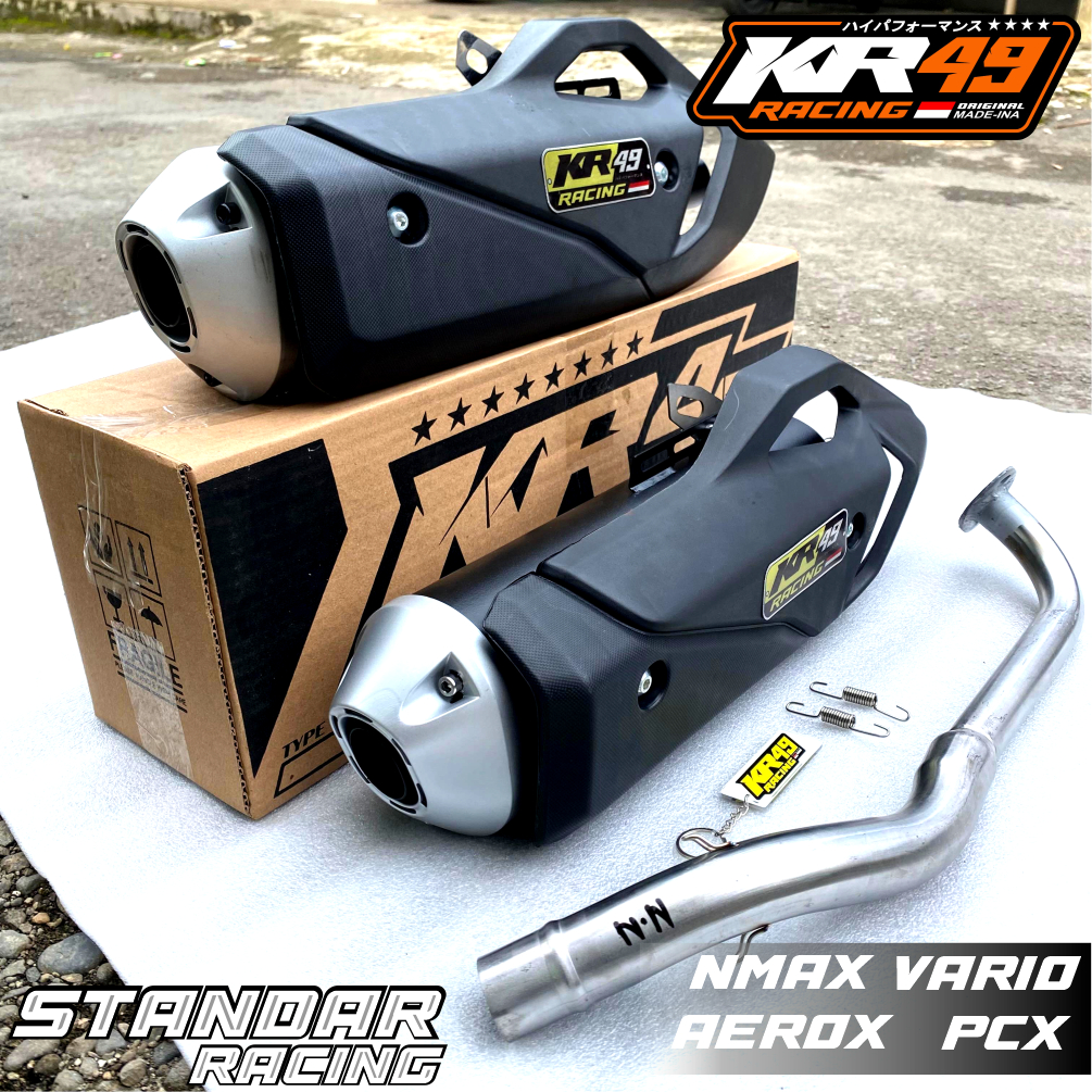 Jual KNALPOT STANDAR RACING INLET 35 TYPE TABUNG PCX ORIGINAL KR49 PCX ...