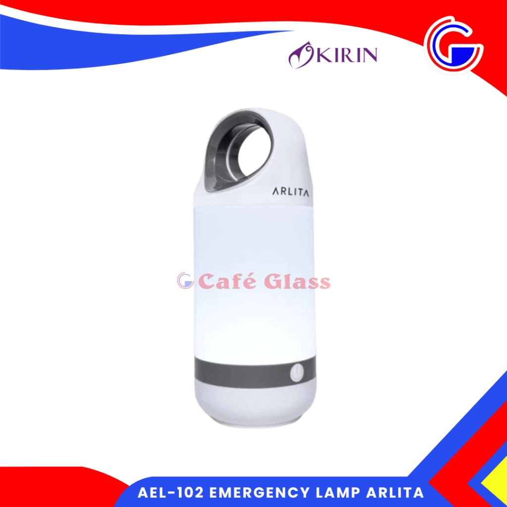 Lampu Emergency Arlita Ael-102 I Lampu Darurat Led Rechargeable I Senter Lampu Camping Portabel