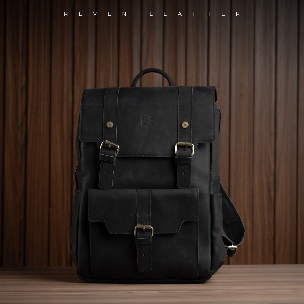 Jual Reven Leather Harrier Luggage Backpack - Tas Ransel Punggung Pria ...