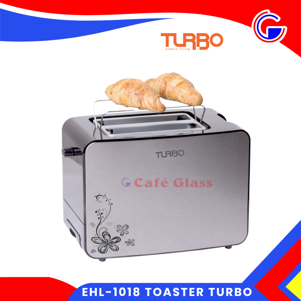 Turbo Toaster Ehl-1018 I Pemanggang Roti Listrik I Alat Sarapan Modern - Sandwich Toaster