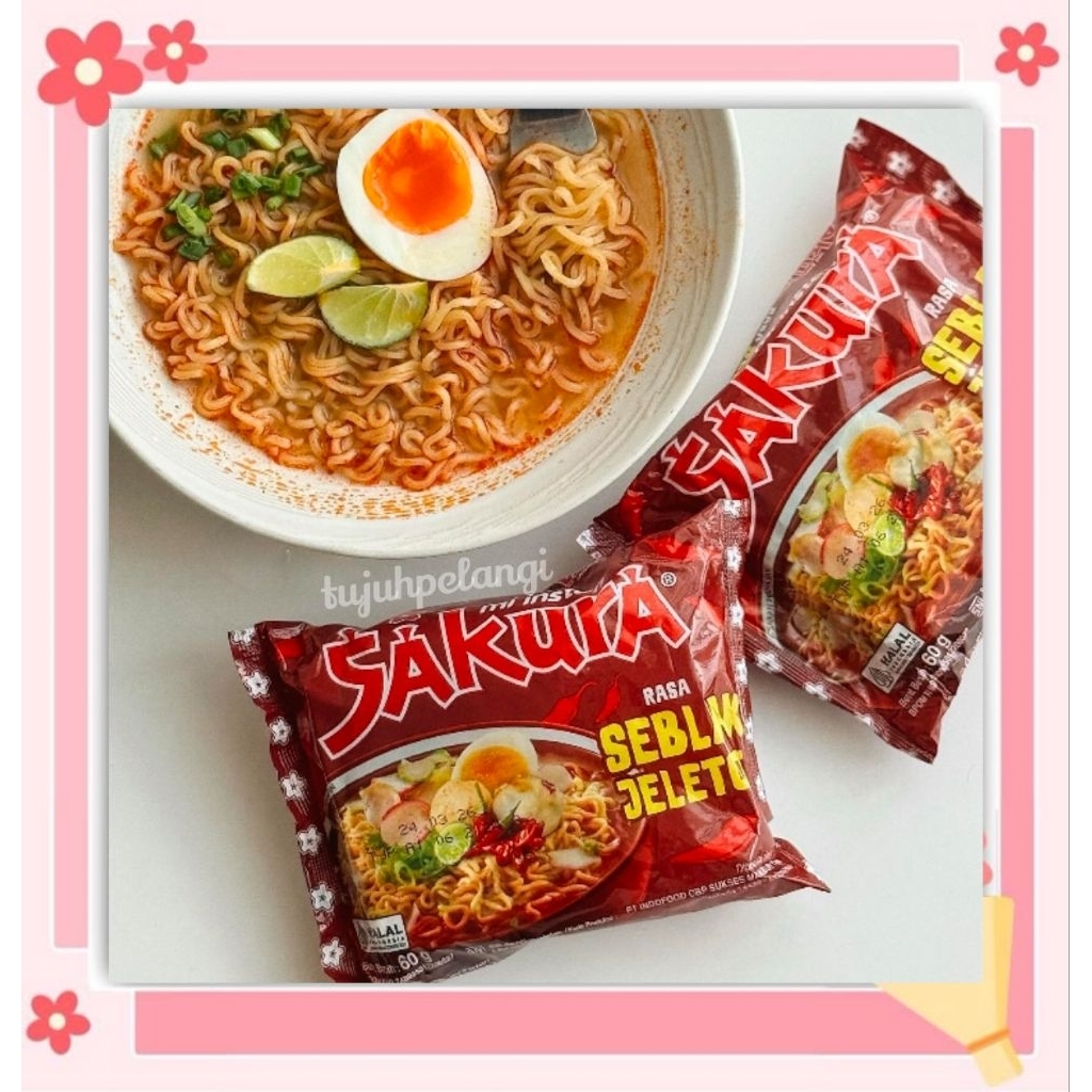 Jual SAKURA Mi Rasa Seblak Jeletot HALAL | Shopee Indonesia
