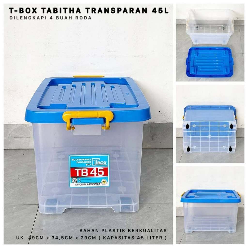Jual Container Box 45 Liter TB 45 TABITHA Box Storage Penyimpanan ...