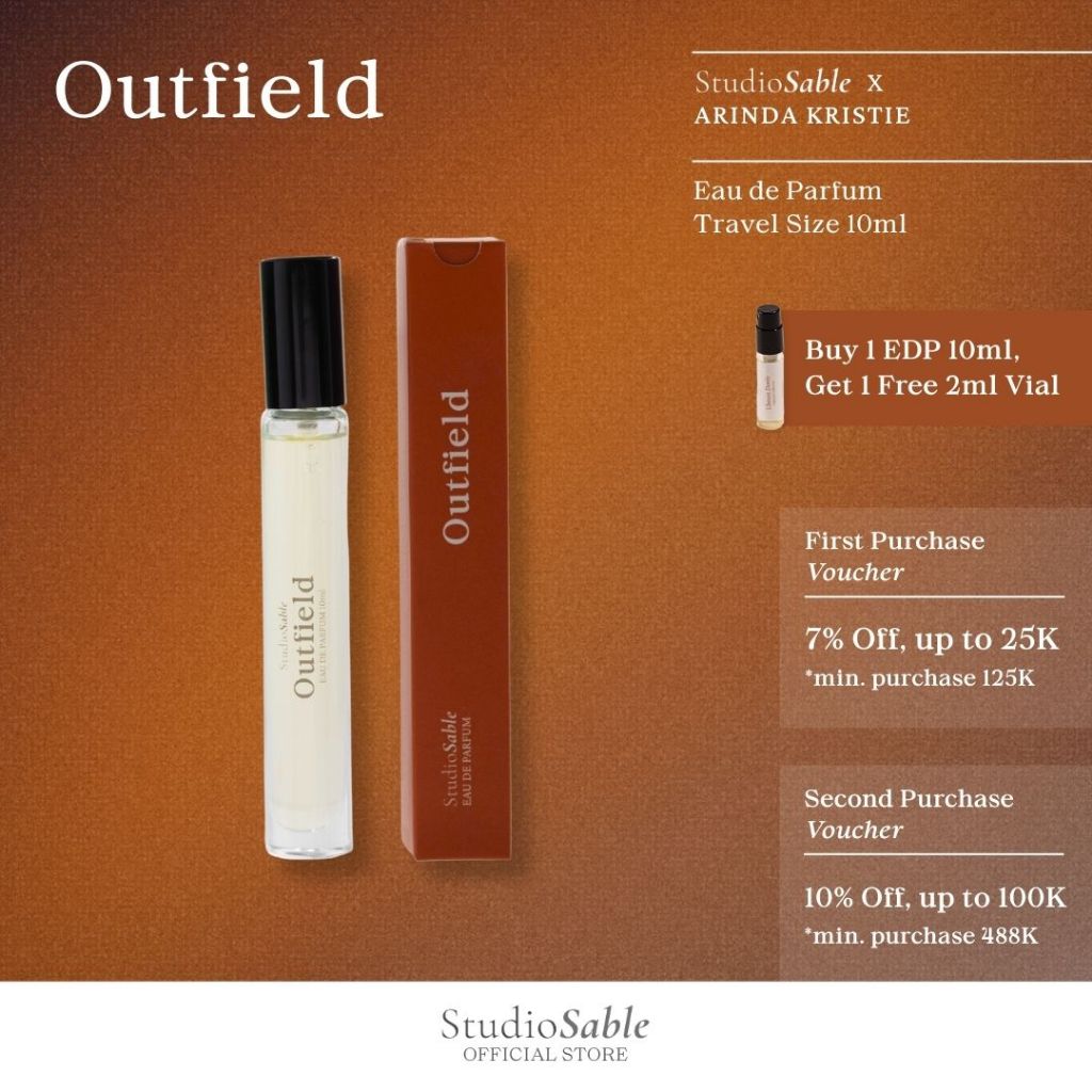 Jual Studio Sable x Arinda Kristie - Outfield | Travel Size 10mL | EDP ...