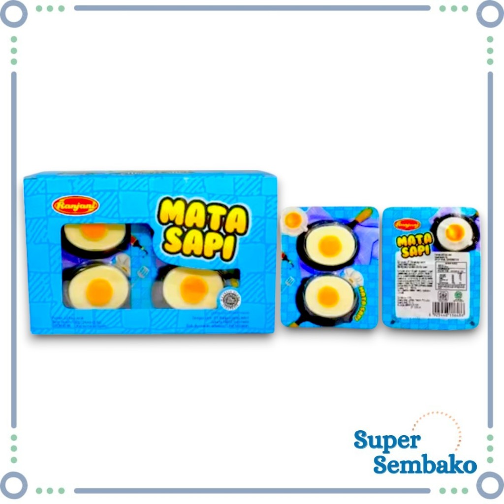 Jual SNACK PERMEN CEMILAN MANISAN MATA SAPI GUMMY CANDY YUPI RANJANI 8g ...