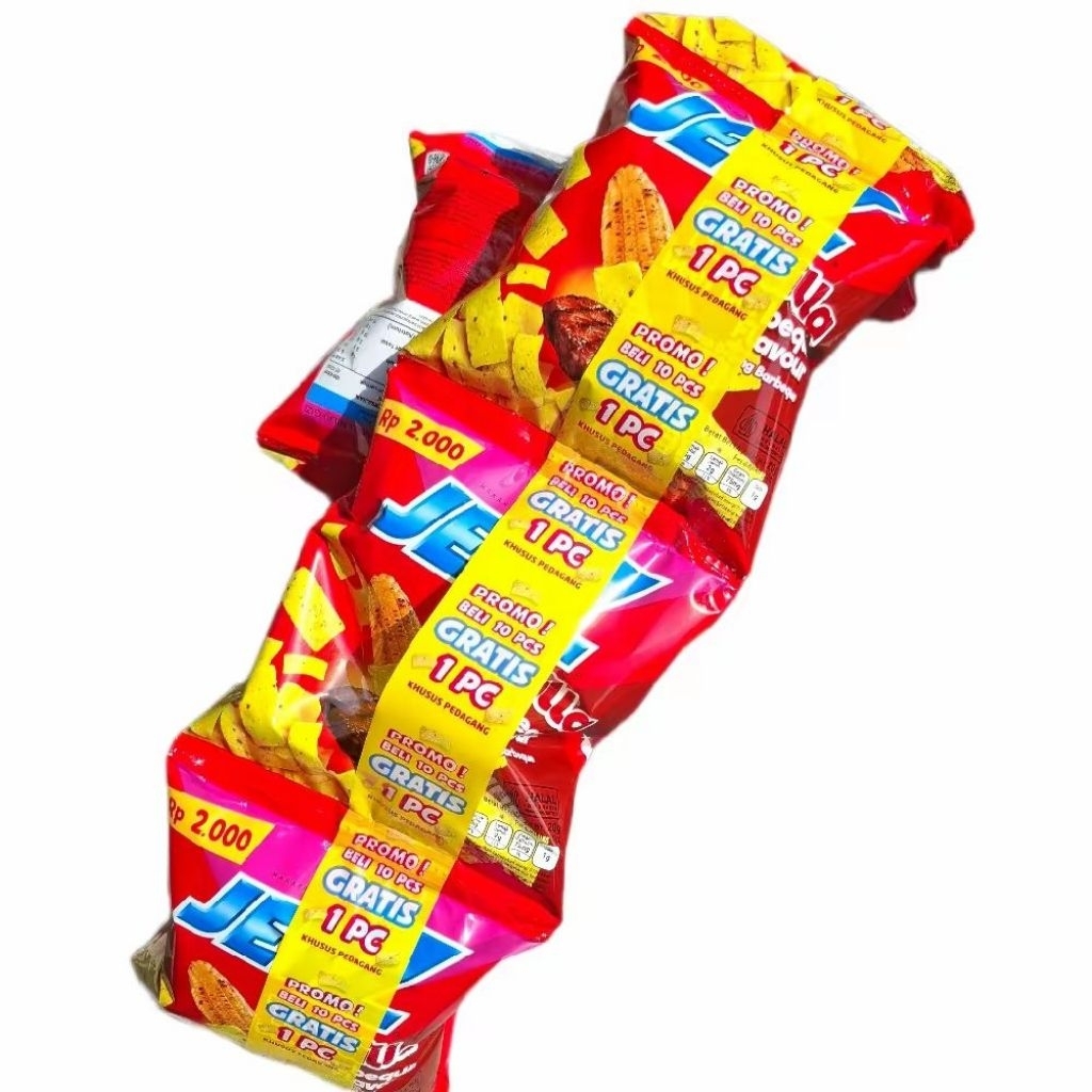 Jual JETZ TORTILLA RASA BARBEQUE FLAVOUR 1 RENCENG NETTO 10 PCS X 20 ...