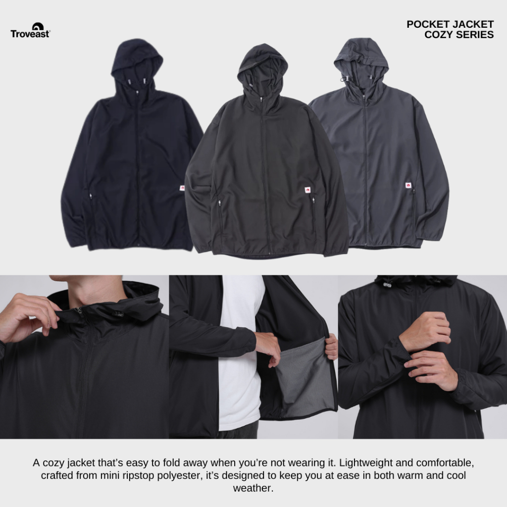 Jual Troveast Urban Jacket Cozy Daily Pocket Series | Shopee Indonesia