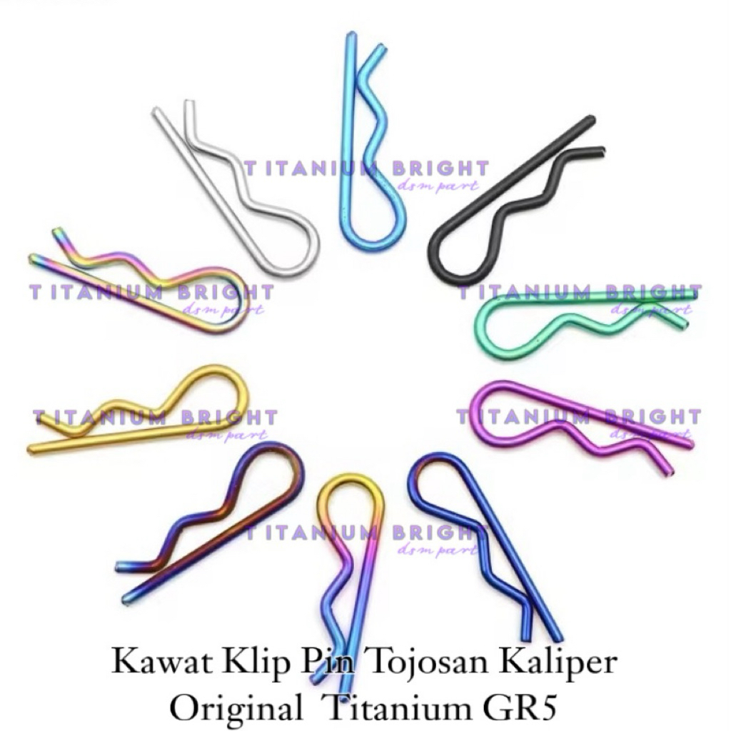 Jual Kawat Klip Pin Tojosan Kaliper Step size 1.00 Original Titanium ...