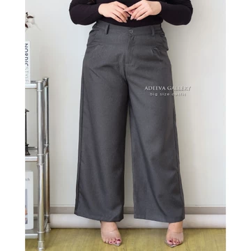 ADEEVA Kikan Loose Pants Kulot Jumbo Celana Formal Wanita Jumbo