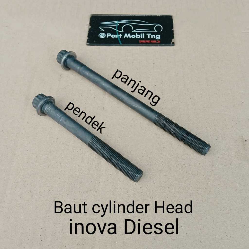 Jual Baut Bolt Cylinder Head Inova Innova Hailuk Fortuner Diesel Hilux ...