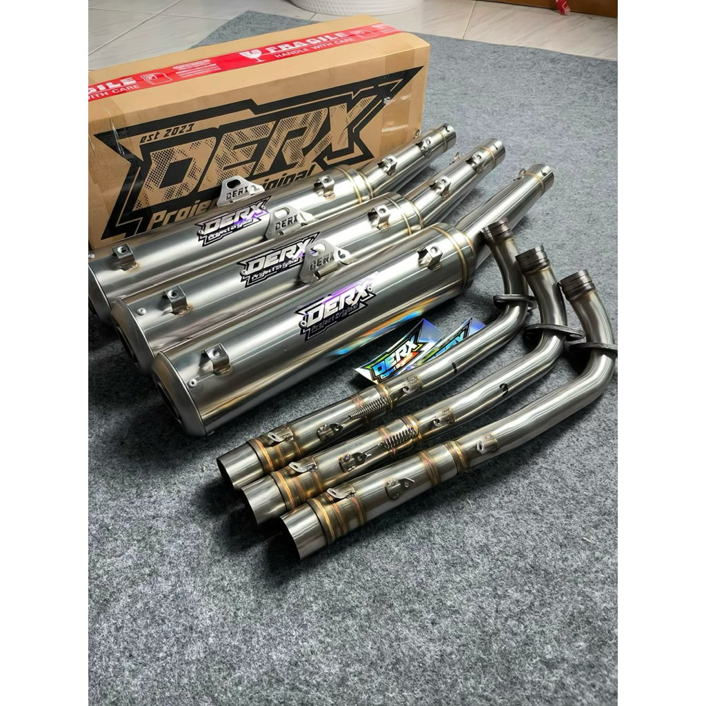 Jual Knalpot standar racing DERX PROJECT full stainless jupiter ,vega ...