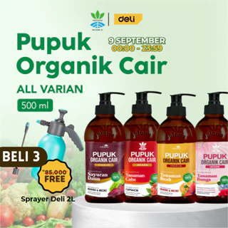INFARM - Pupuk Organik Cair 500mL POC Tanaman Buah Sayur Bunga Cabai, Pupuk Pelebat Buah Rasa Manis Pelebat Cabai Pedas Melebatkan Daun Sayuran Mempercepat Bunga Mekar Sempurna Pupuk Berkualitas Super Ampuh Membantu Tanaman Cepat Matang