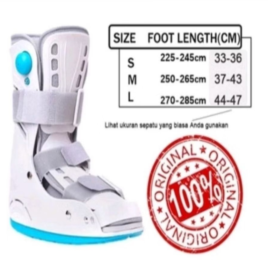 Jual Ankle Brace Walker Boot Ankle Brace With Rom Range Of Motion ...
