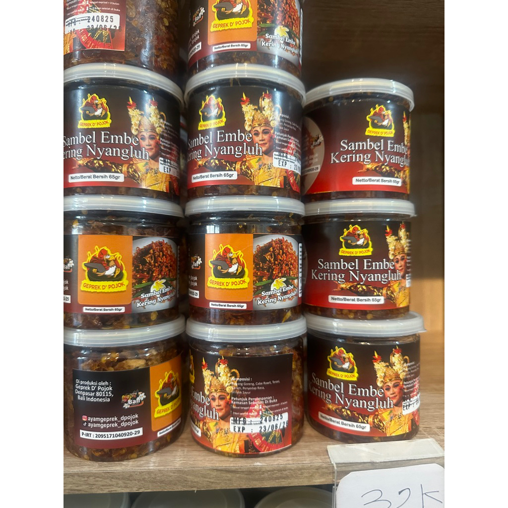 Jual sambel embe kering nyanggluh 65 gram | Shopee Indonesia