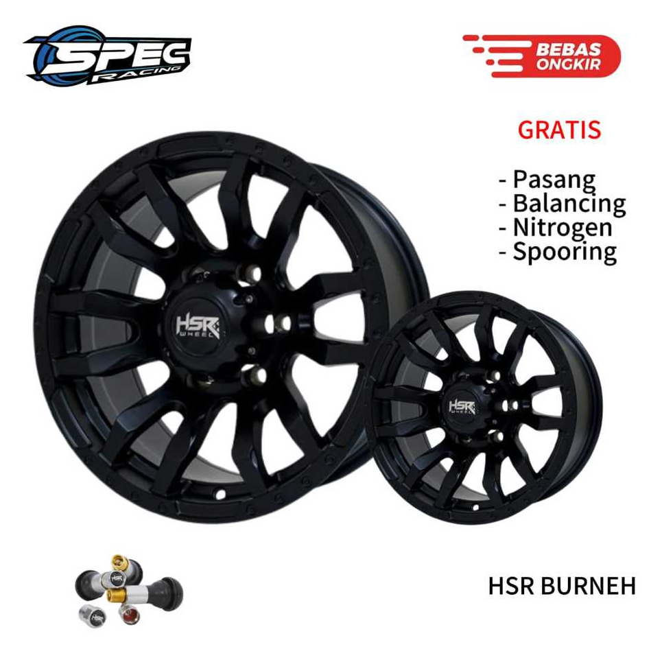 Jual Velg Mobil Racing Ring 16 Hsr Burneh Untuk Triton Hardtop Fortuner ...