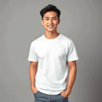 Kaos Polos Premium Pria Wanita – Baju Atasan Oblong Lengan Pendek Unisex