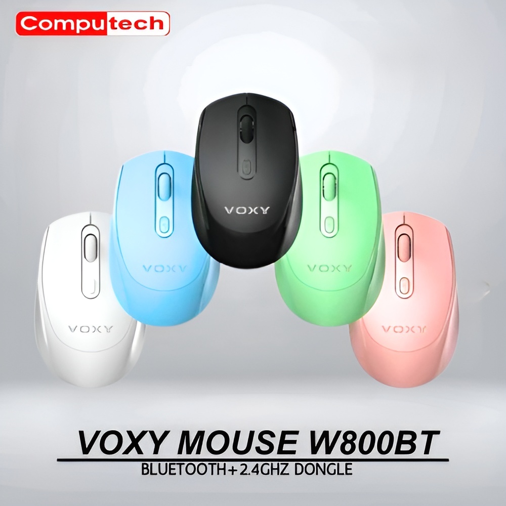 Jual VOXY Mouse W800BT Silent Click+2.4Ghz Dongle | Shopee Indonesia