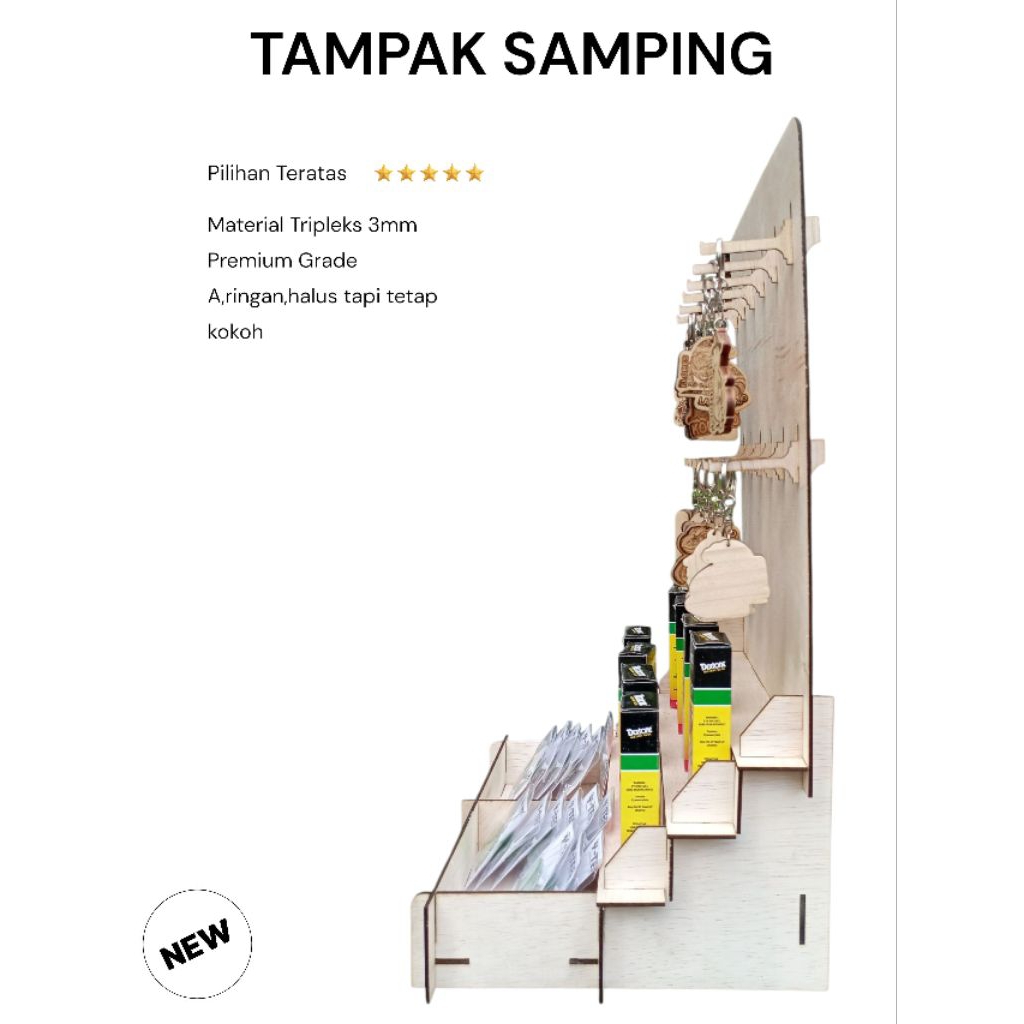 Jual Rak Display Kombinasi 3 in 1 | Shopee Indonesia
